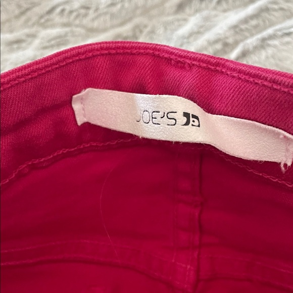 Joe's Jeans Vibrant Hot Pink Skinny Jeans - Picture 3 of 6